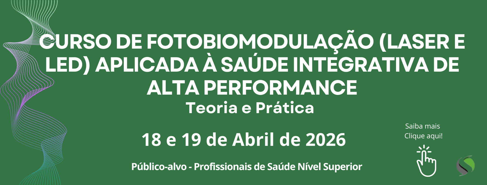 CURSO DE LASERTERAPIA DE BAIXA INTENSIDADE